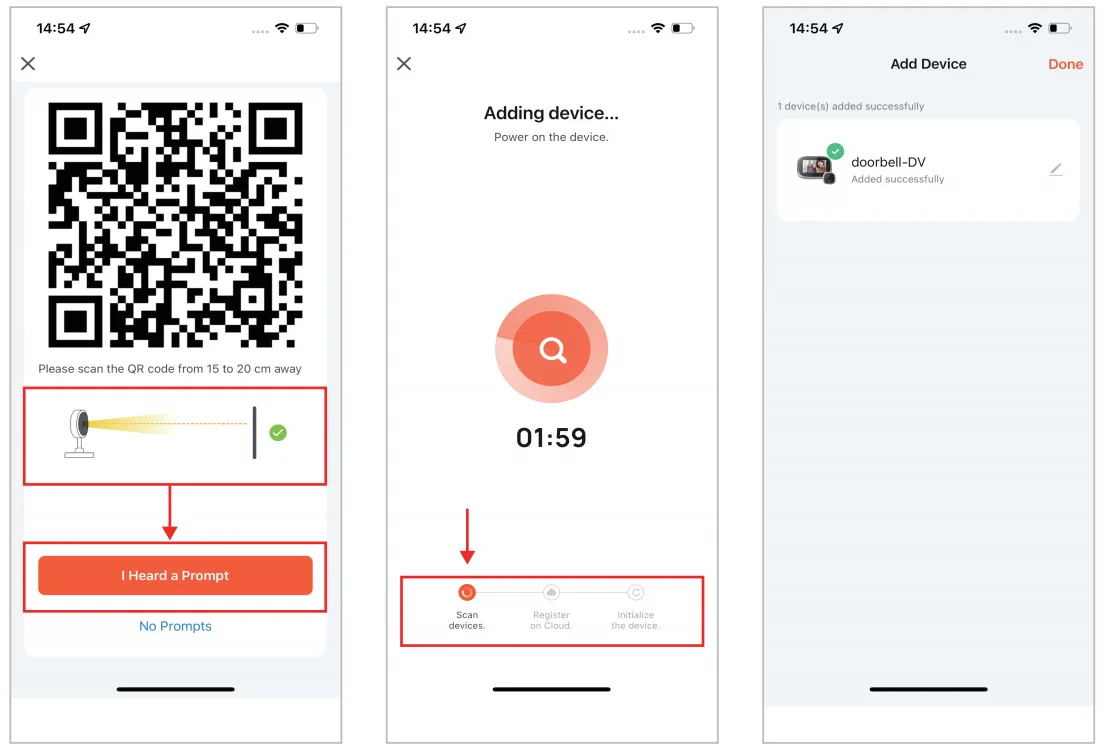 2.4G, Wi-Fi, Detecção de Movimento Automático, Door
