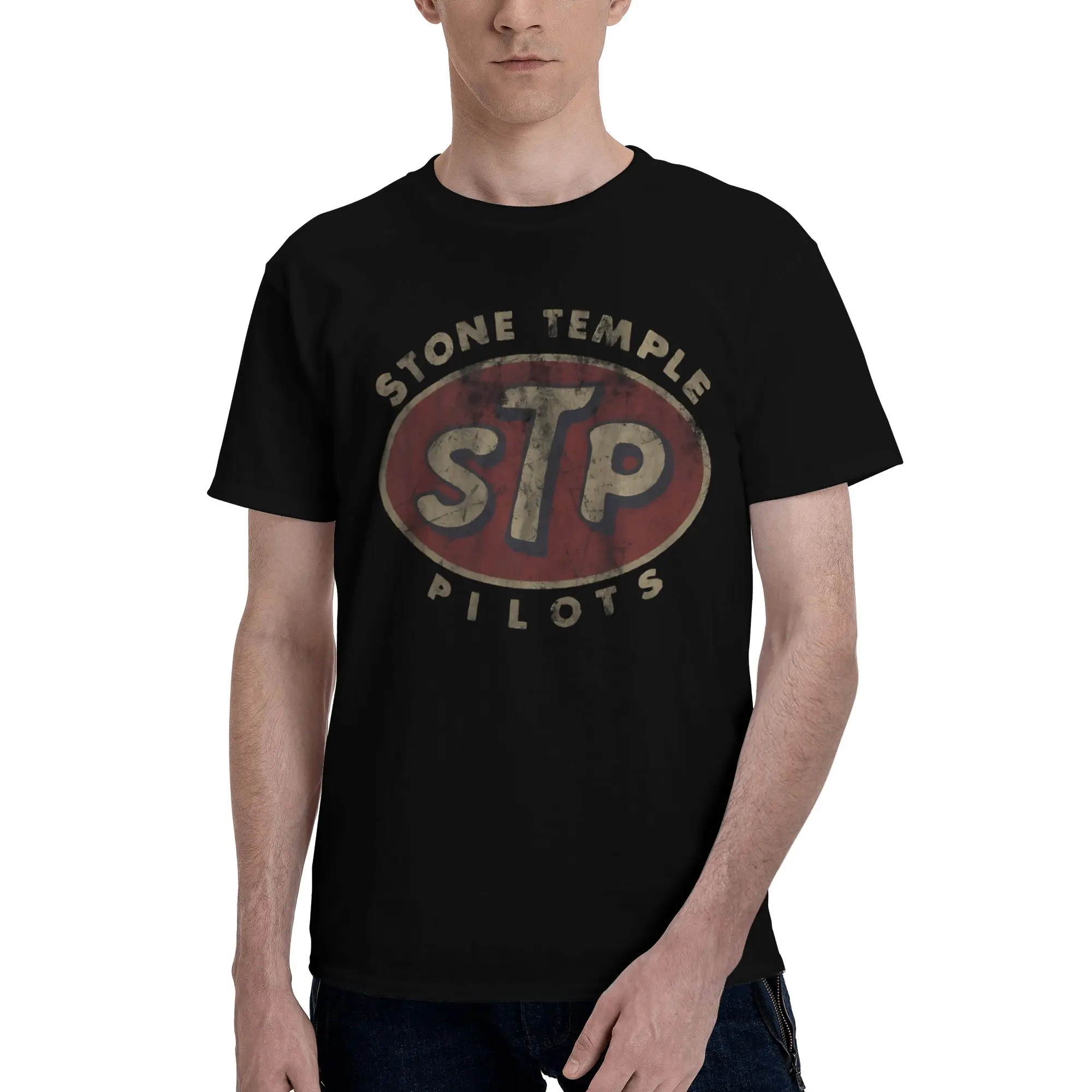 Das S.T. Lustiges T-Shirt aus 100 % Baumwolle von STP für Herren