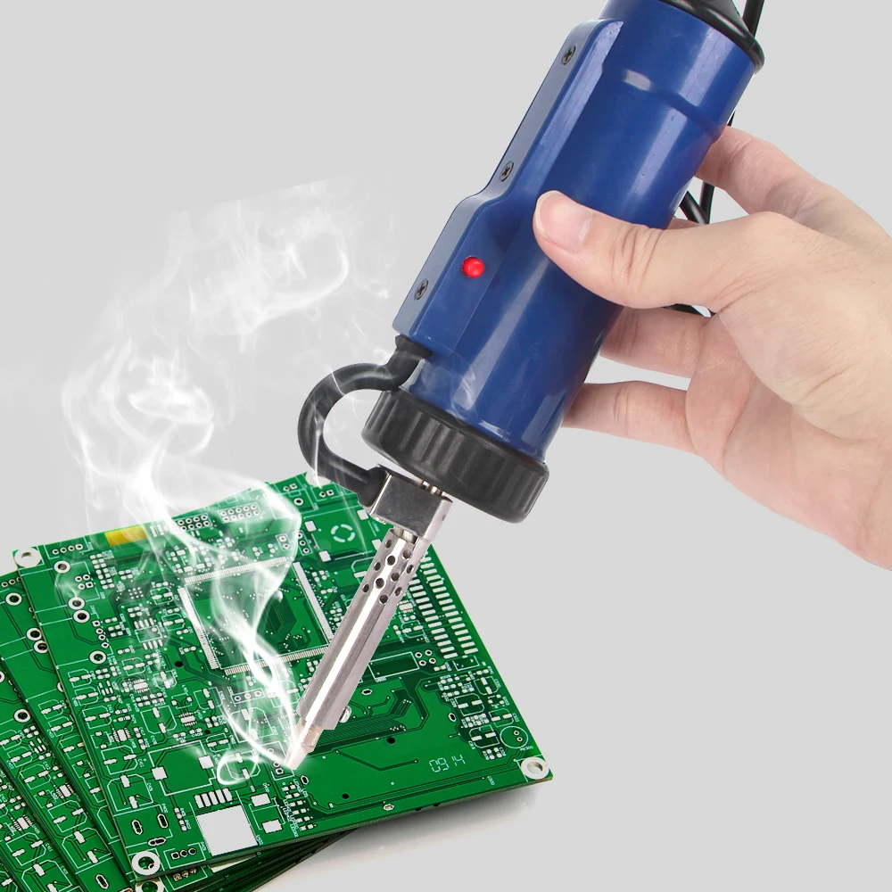 Desoldering Suction Pump ADT03 Automatic Remove with 3 Suction Nozzle Electric Solder Portable Tin Sucker Vacuum Soldering