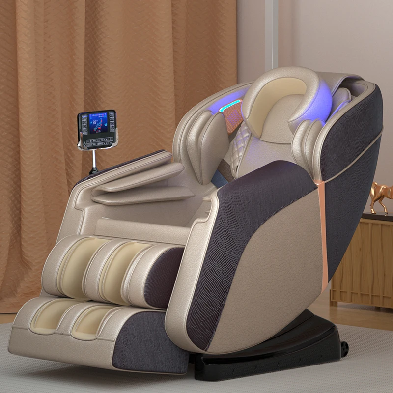 Best Zero Gravity Electric 3D 4D 8D SL Track Salon Massage Chair Bed Full Body 5
