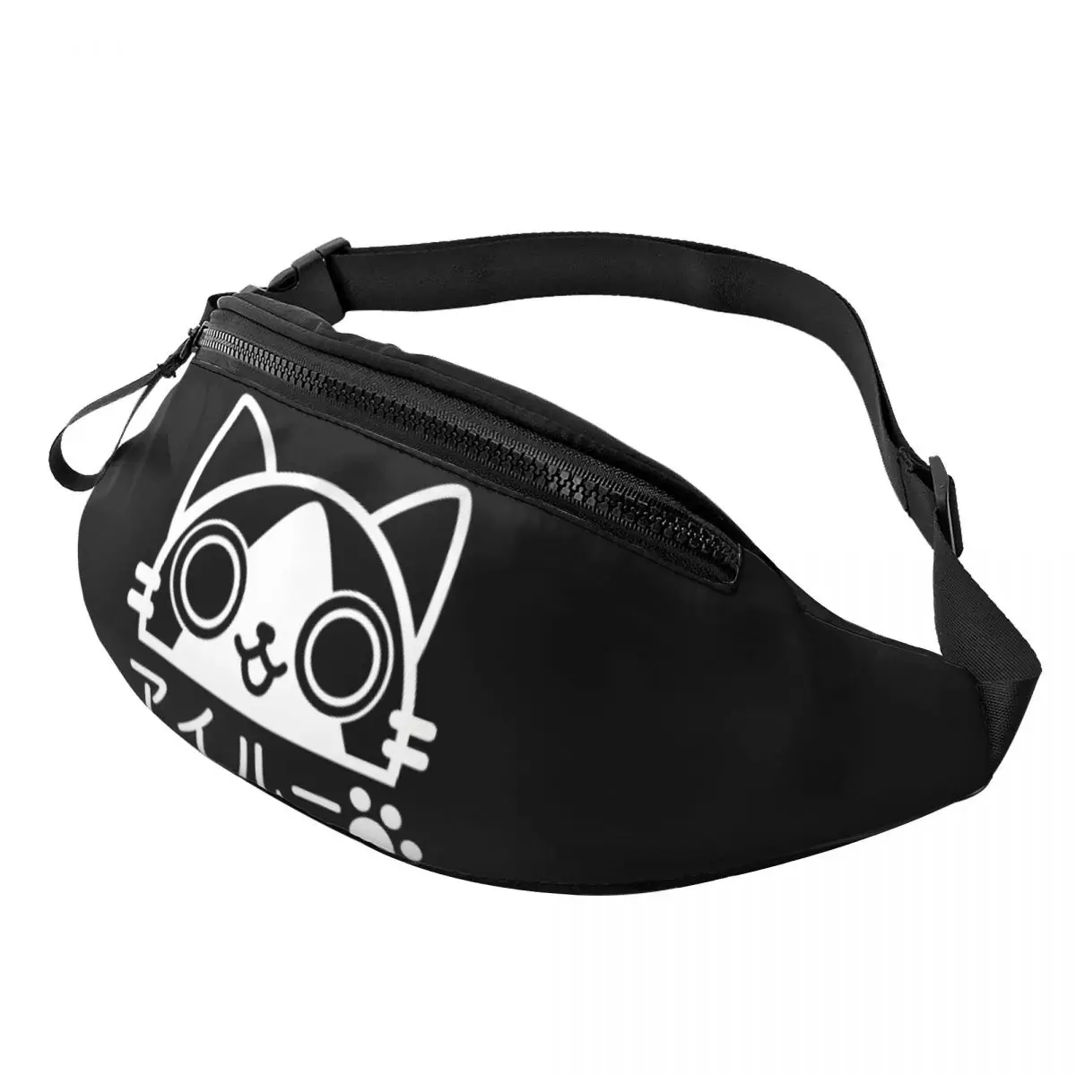

Palico Meow Printed Waist Bags Monster Hunter Unisex Fanny Pack Fashion Sport Banana Bags Belt Pouch
