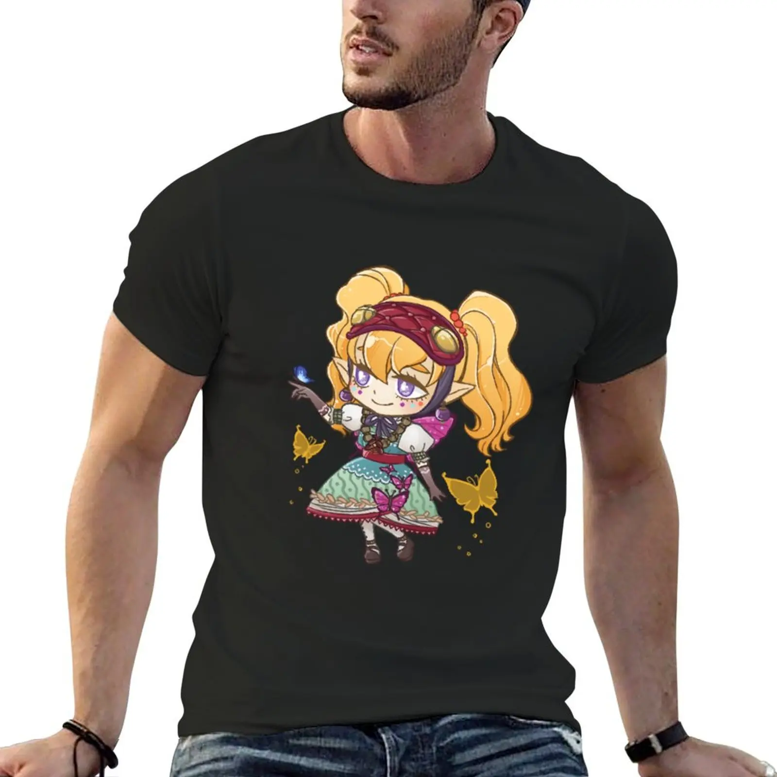 

Agitha T-shirt tops quick-drying aesthetic clothes cute tops Men's t shirts