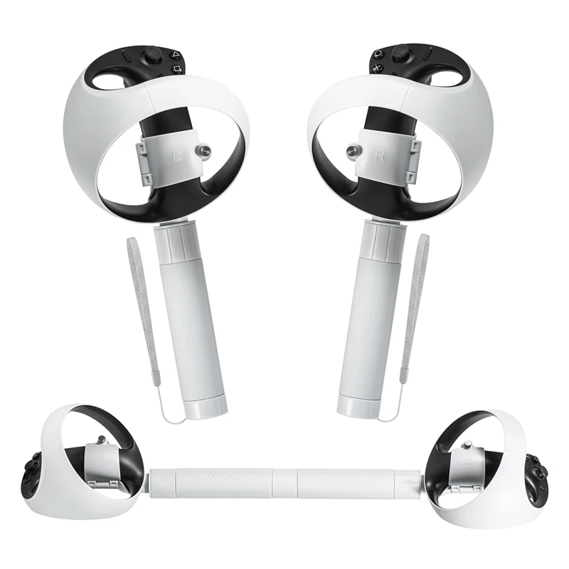 

Контроллеры VR с длинной ручкой и двойной рукояткой для PSVR2, заменяемые мечи, настольные игры, игры в гольф, игры в сабли