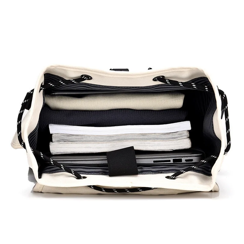 New Large-capacity Shoulder Bag, Casual Simple Backpack, Solid Color Korean School Bag, Outdoor Sports Trip