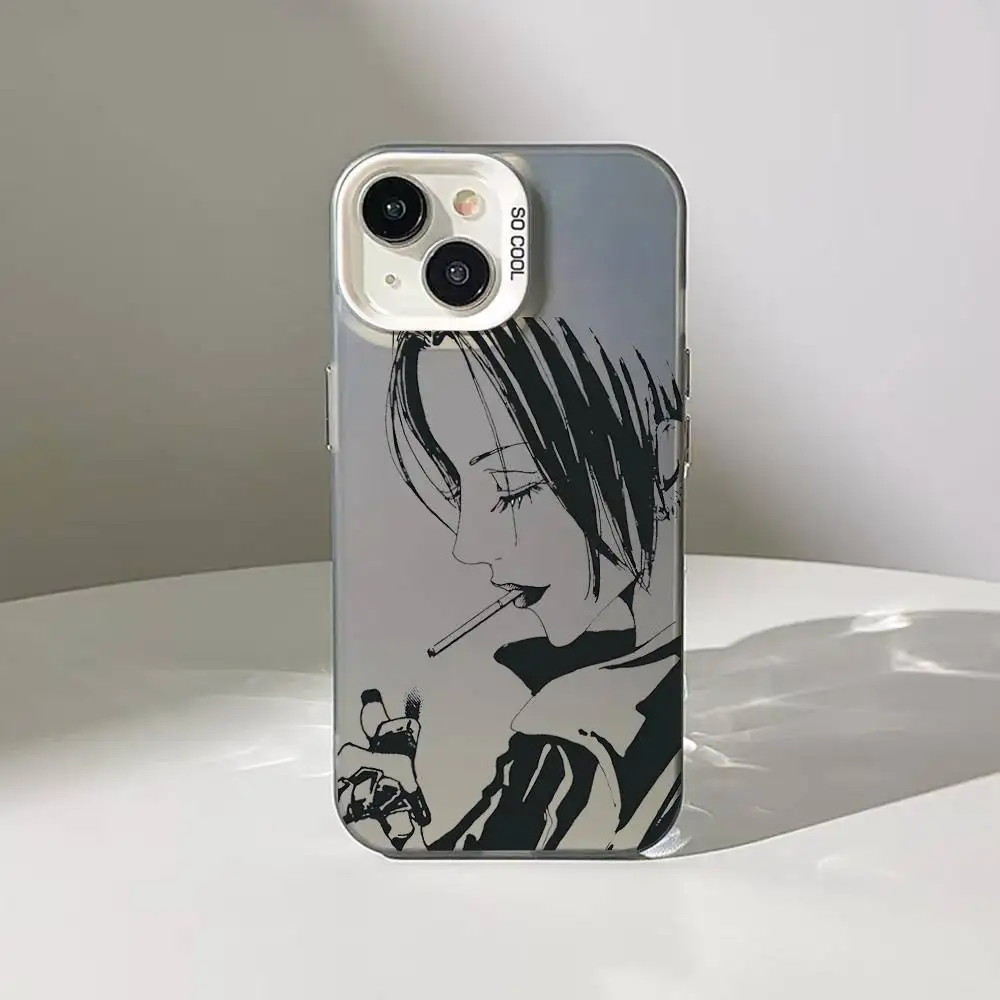Vibrant Colorful Silver Anime N-Nana Osaki Phone Case