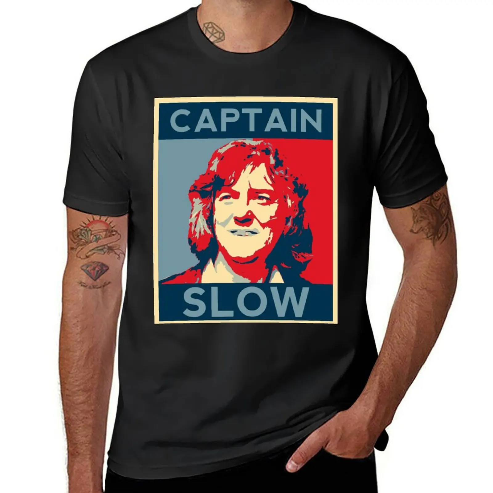 James May - Captain Slow T-Shirt plain animal prinfor boys summer top Short sleeve tee men graphic t shirts