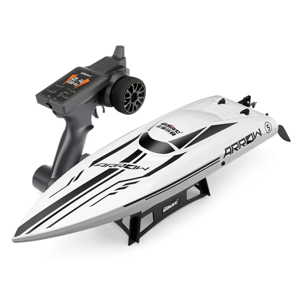 RC loď bezštítková 50 km/h UDI005 RTR Průzračná - Červená nebo bílá