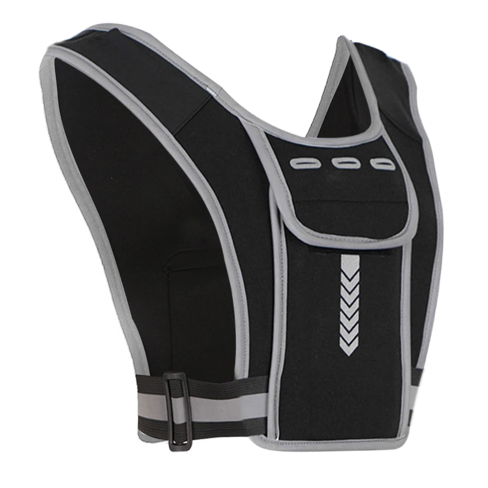 Sport Vest Phone Bag Reflective Cycling Backpack Multifunctional Sports Phone Chest Pack Lightweight for Outdoor Cycling Hiking 3