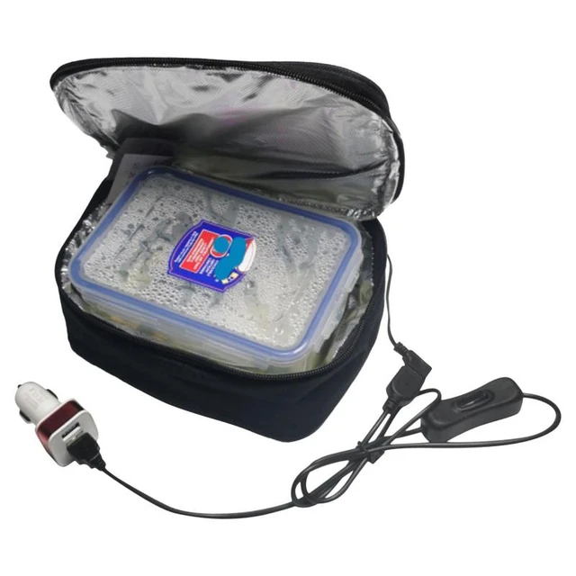 Scaldavivande portatile USB contenitore per il pranzo isolato contenitore  per il pranzo caldo portatile da viaggio per vari alimenti scaldavivande  per auto - AliExpress