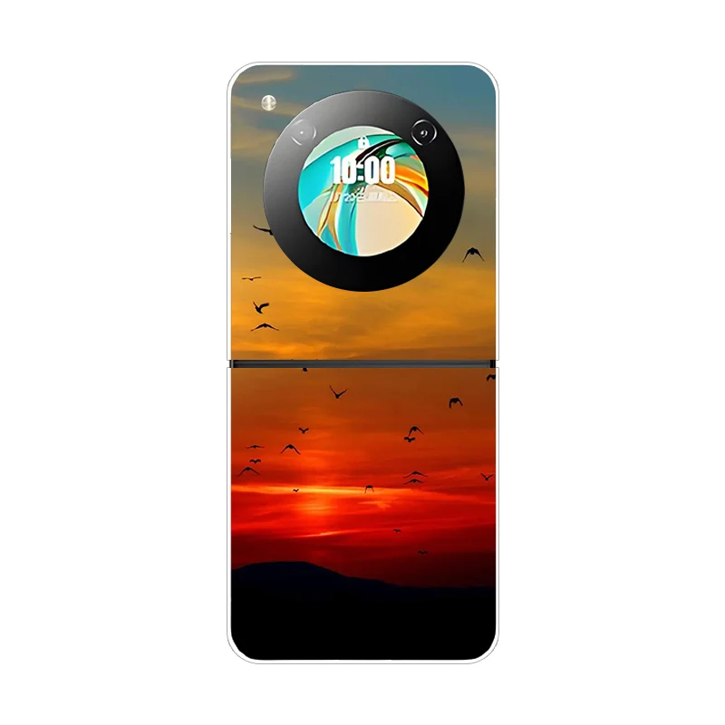 Stylish Animal Pattern Protective Transparent Phone Case - Hard Shell Cover