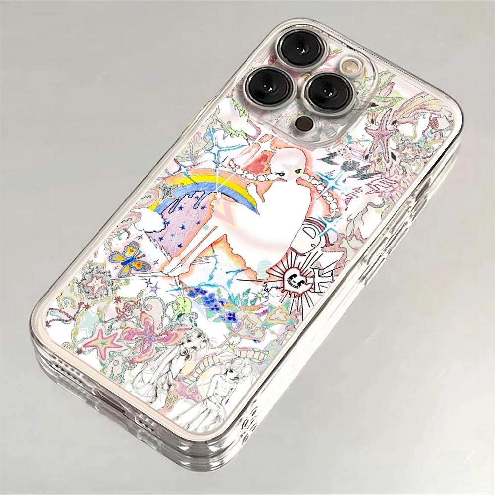 Bladee 333 Drain Gang IceDancer Clear Soft Phone Case