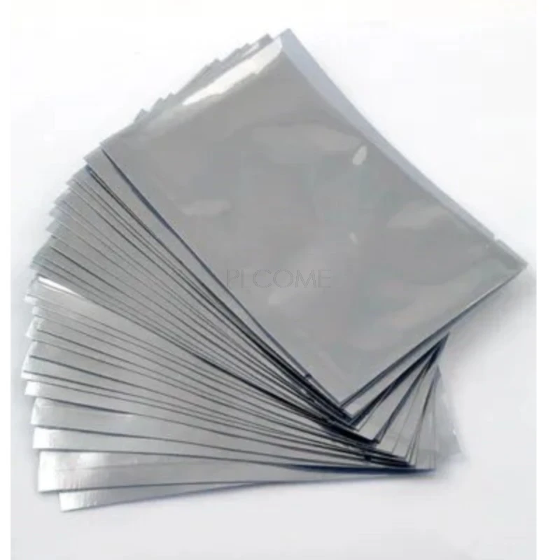 50pcs/lot 12*35cm Anti Static Shielding Plastic Electronic Storage Bags  Open Top Antistatic Package Pouches Esd Anti-static Bag - Storage Bags -  AliExpress