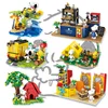 Genuine Snoopy Building Blocks Multi-faceted Life Puzzle Box Cartoon Plastic Building Blocks Trendy Scene Coffee Shop Toys Gift 6
