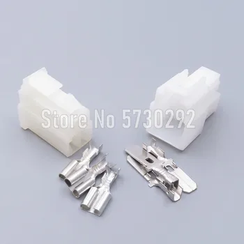 ขั้วต่อสายไฟรถยนต์3P 6070-3481 6070-3471เต้าเสียบปลั๊กไฟพร้อมเทอร์มินัล 1