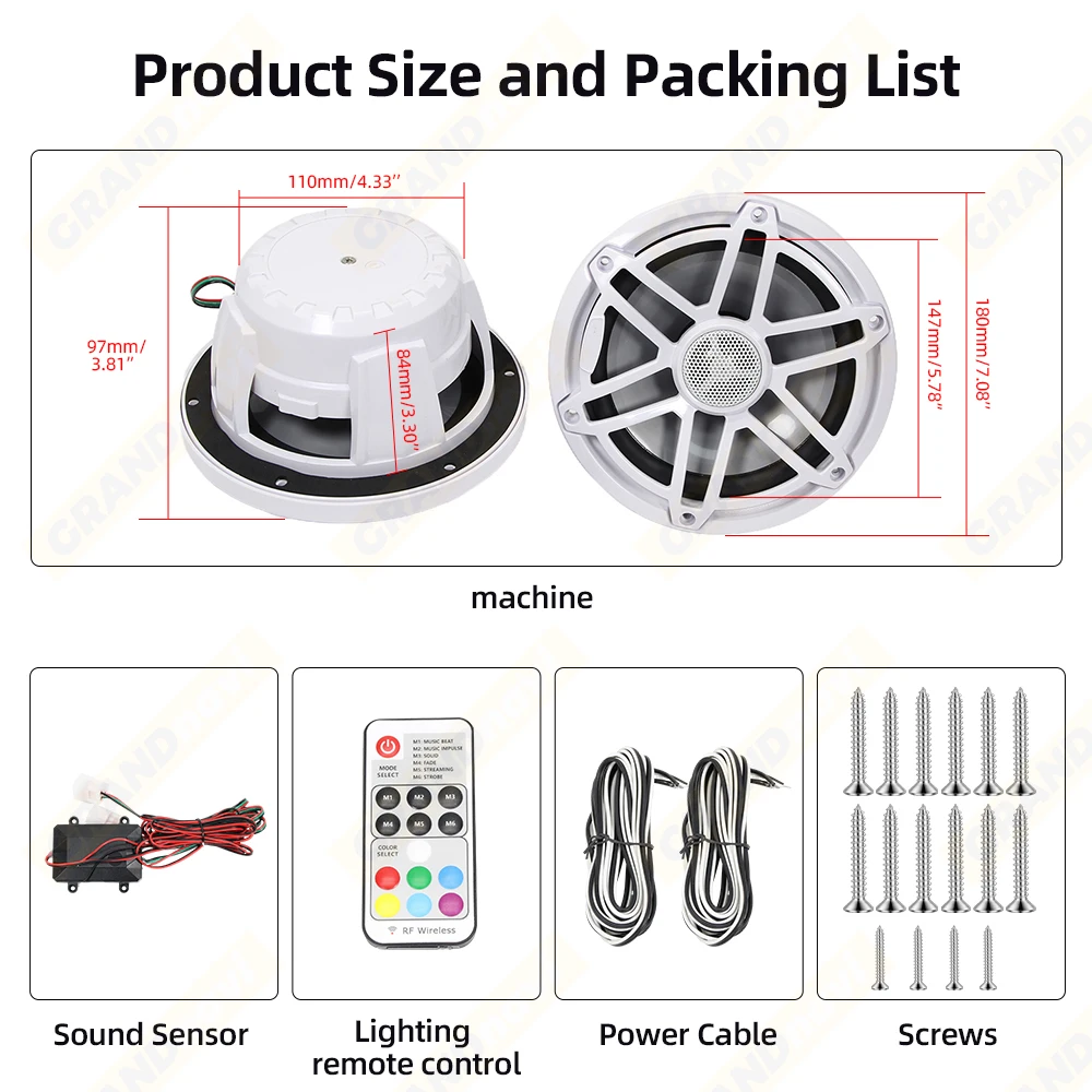 Product dimensions and package contents
