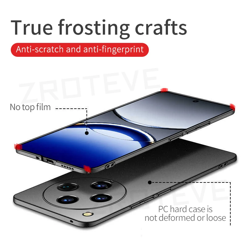 Ultra Thin Matte Hard Case - Sleek Protective Cover for Oppo Find Series 5G Phones