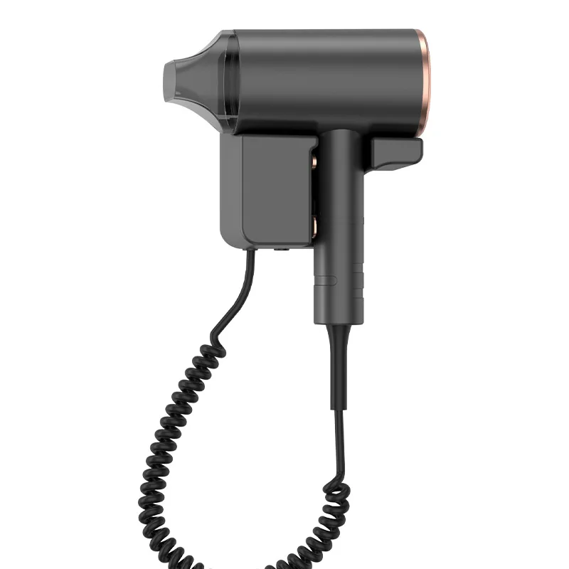 New Hotel And Hotel Hair Dryer 220V Wall Mounted High-Power Blue Light Negative Ion Hair Care Hair Dryer Without Punching Hole 4
