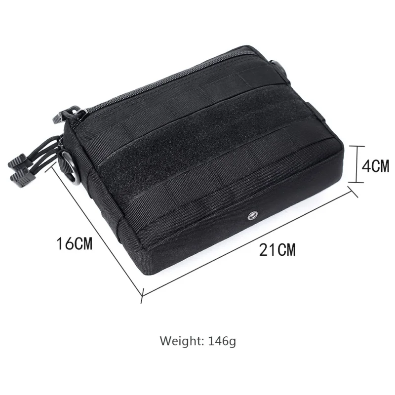 EDC Tactical Nylon Molle Utility Organizer Pouch Hunting Tool Bag Vest Waist Pouch Storage Bag Waterproof Field Sundries Bag 6