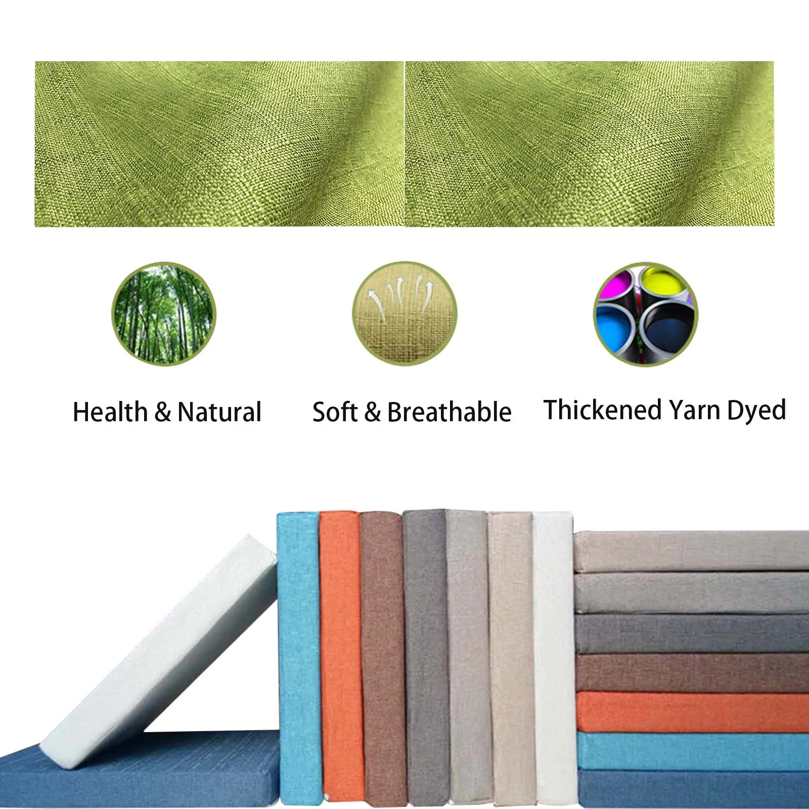 Custom Bench Cushion with Locks And Buckles Long Mattress Sofa Chair Seat Pad Decor Garden Shoe Box Bay Window Pad Swings Pillow - Image 3