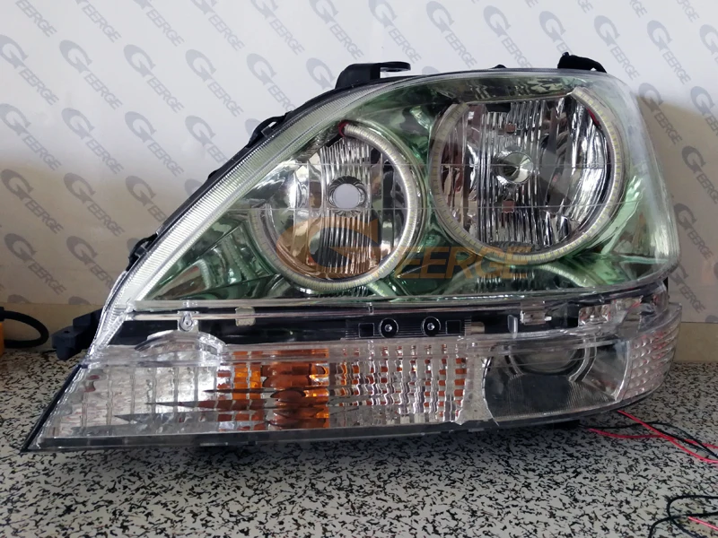 렉서스 RX 300 RX300 토요타 하리어 1998 - 2000 2001 2002 2003 주간 주행등 초고휘도 SMD LED 엔젤 아이즈 키트 헤일로 링