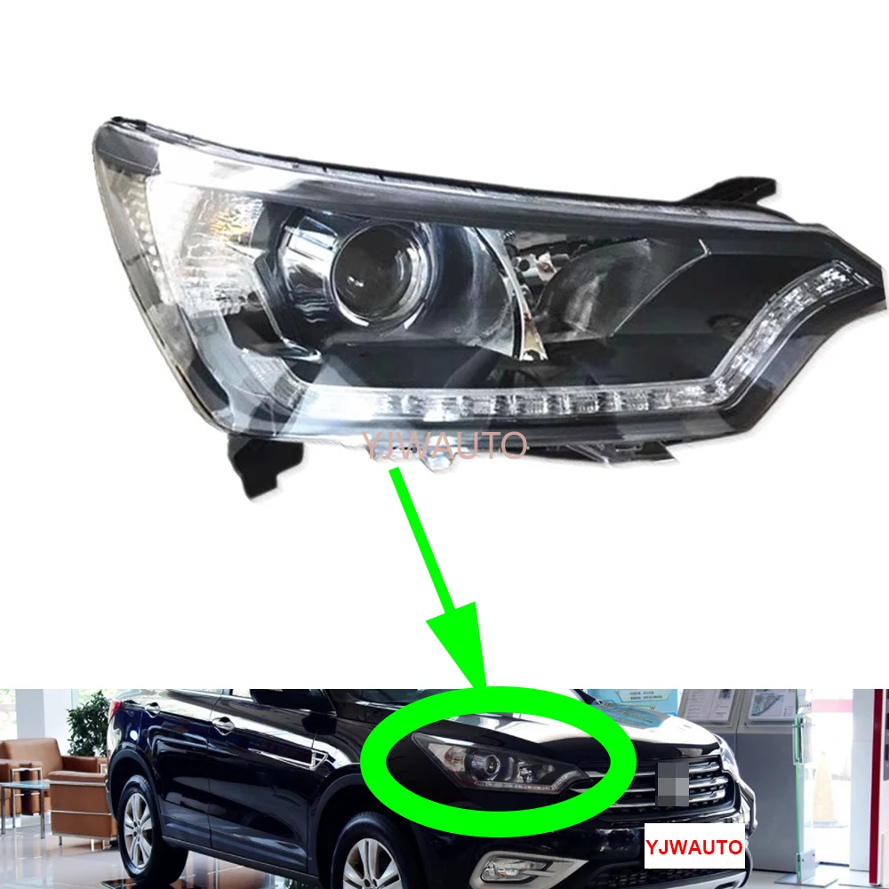 

For DFAC Dongfeng Aeolus AX7 2015~2017 Car Headlight Headlamp Assembly Replacement Front Lamp Whole Auto Lights Assembly