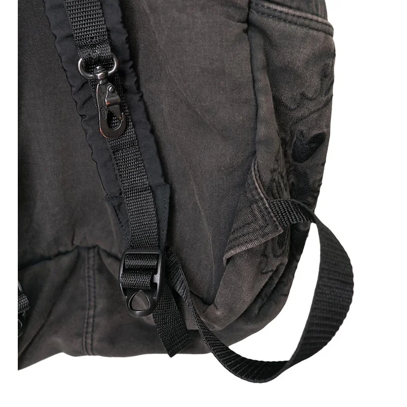 Unisex Black Denim Backpack Y2k School Bag Large Capacity Women Fashion Design Backpacks Grunge Book Bags for Highschool Student 6