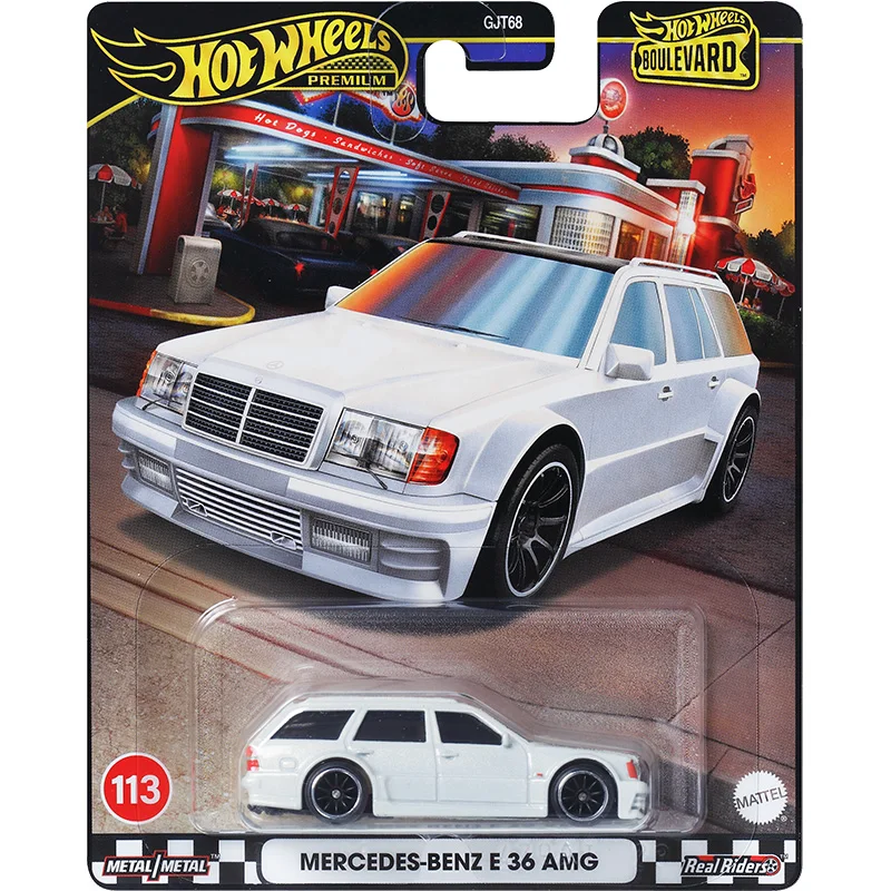 #36 m&m’s チームキャリバー m&m’s 車 ホットウィール Hot Wheels Premium Boulevard 23. # 111-115 Mercedes-Benz E36