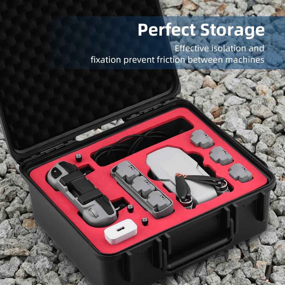 Drone Storage Bag DJI Case Drone Case Waterproof Carrying Case DJI Mini 4K/Mini 2/Mini 2 SE Drone Storage Box Suitcase Hard Case Handbag Large Capacity Bag