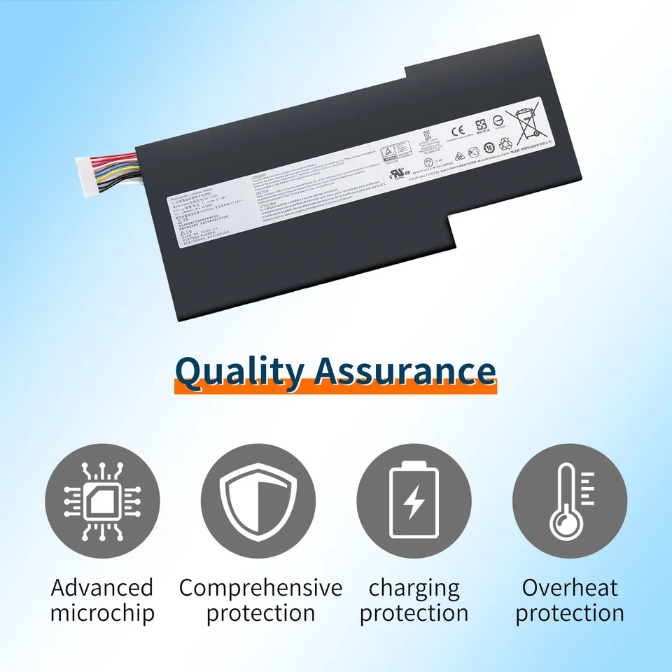 Batterie D'ordinateur Portable BTY-M6K Pour MSI Stealth Pro GS63VR 7RG