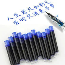 

Universal Ink Sac Disposable Blue Black Fountain Pen Refills Black Red Ink Cartridge Refills School Office Supplies Stationery