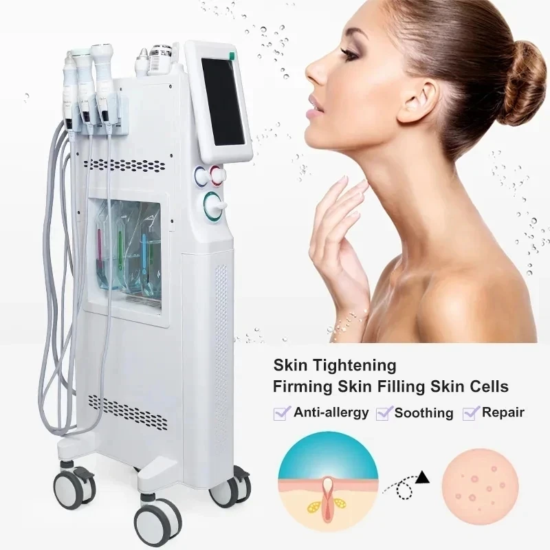 

6 in 1 Aqua Hydra Peelin Jet Facial Moisture Facial Skin Care Equipment Oxygen Hydro Microdermabrasion Skin Rejuvenation Machine