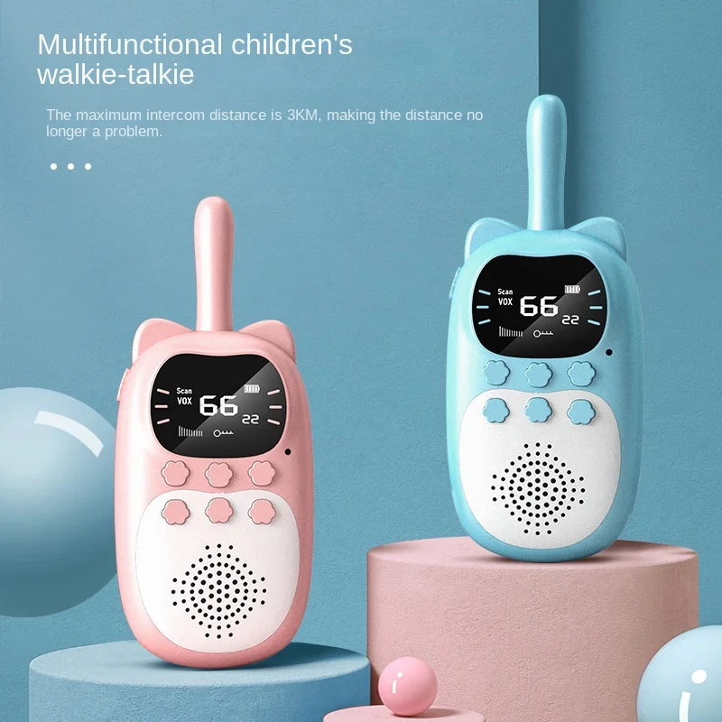 Новая портативная беспроводная рация 3 км с Usb-зарядкой интерактивная игрушка для родителей и детей Подарок детская рация