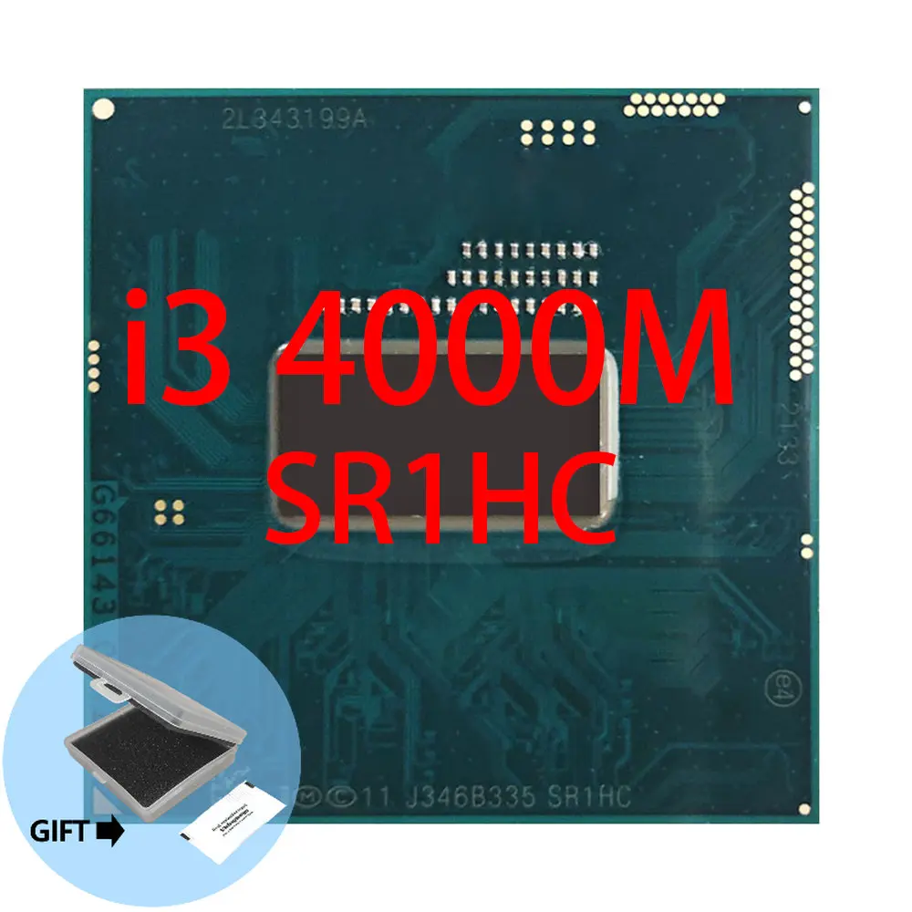 

Процессор Intel Core i3-4000M i3 4000M SR1HC 2,4 ГГц двухъядерный четырехпоточный 3M 37W Socket G3 / rPGA946B