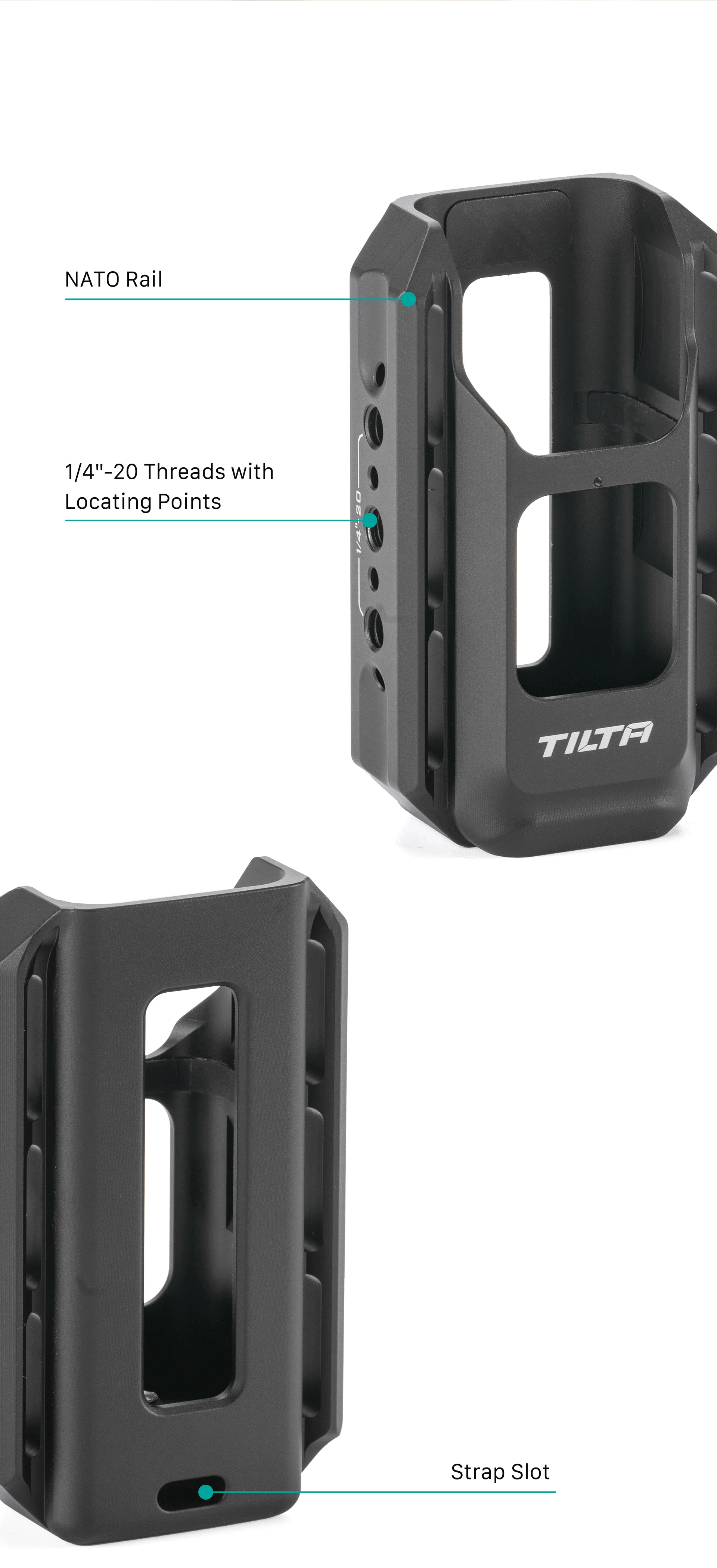 Gabbia SmallRig Per DJI Osmo Pocket 3 - Adattatore Con Attacchi NATO E Viti - Foto 6