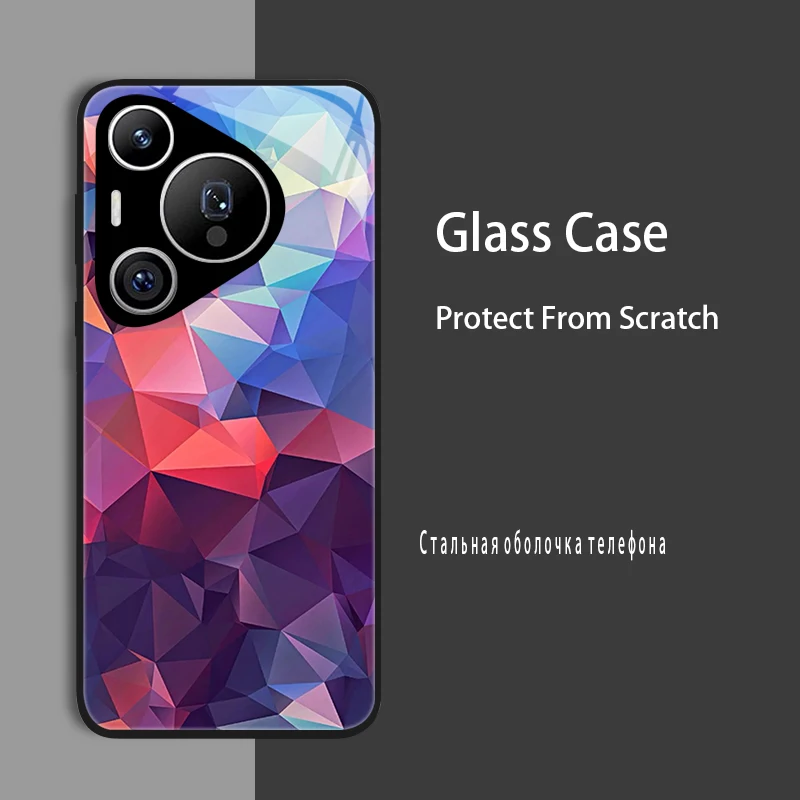 Enhanced Shockproof Tempered Glass Case Cover for Huawei Pura 70 Series