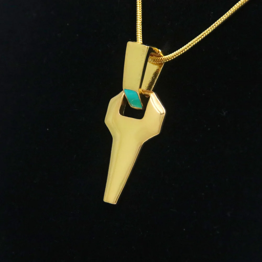 Anime Cyberpunk Edgerunners David Martinez Cosplay Halskette Doppel Schicht Goldene Kette Kreuz Anhänger Halskette Frauen Männer Schmuck