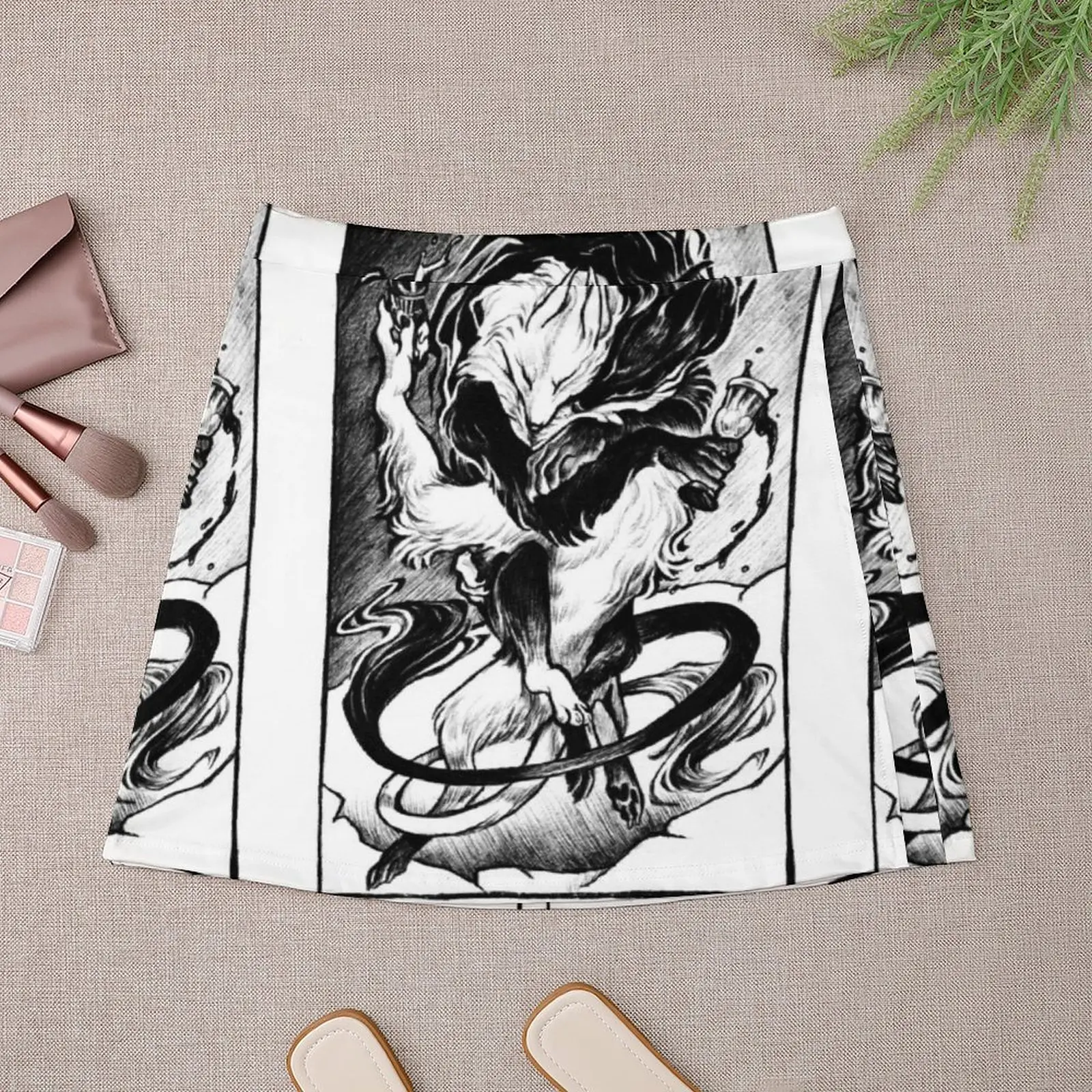 Two of Cups Mini Skirt womens skirts summer clothes luxury clothes women Miniskirt woman