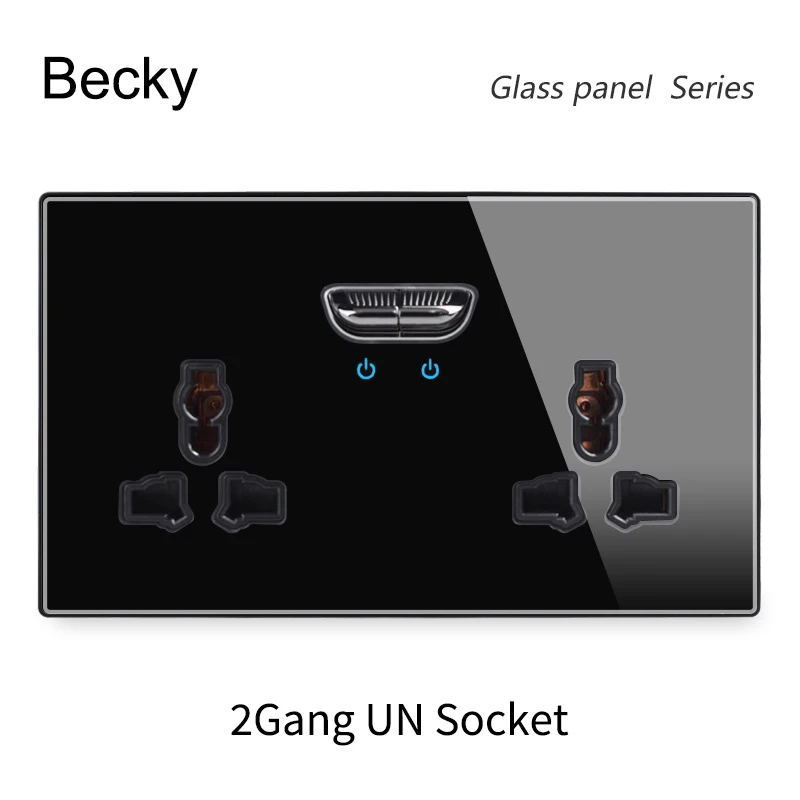 2Gang UN Socket