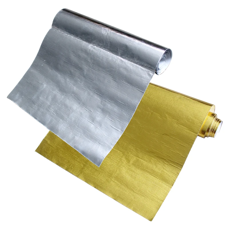Heat Insulation Mat Car Heat Protection Film Self-adhesive Aluminum Foil