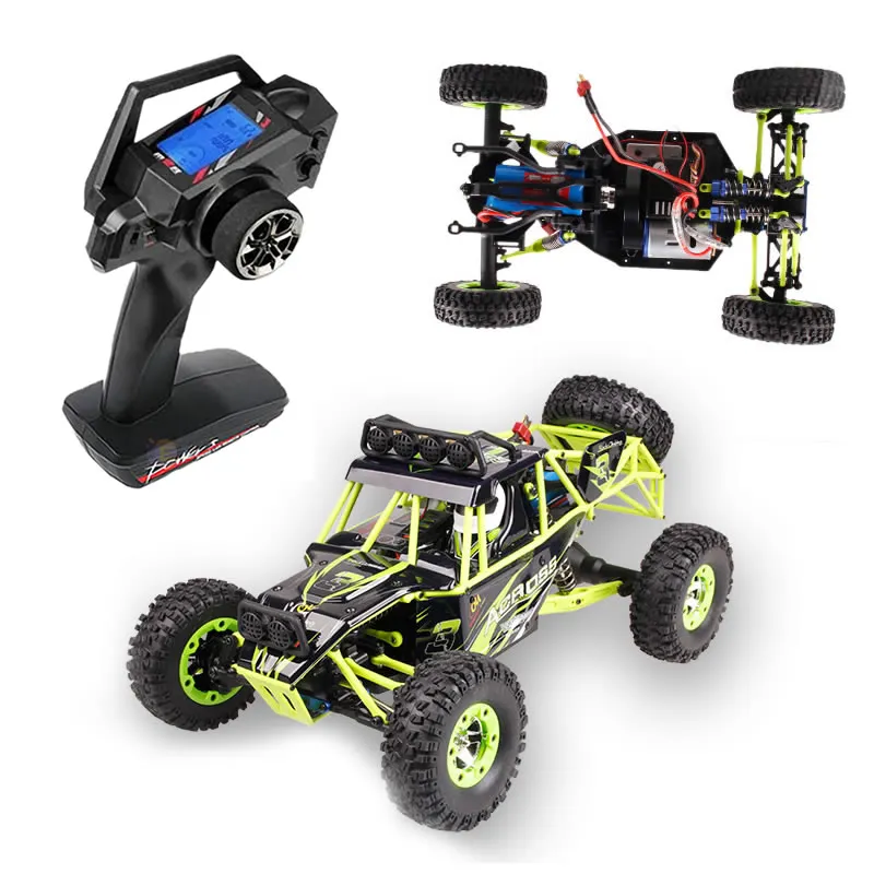 WL 12428 LED Crawler RC 1/12 4WD Tout Terrain Voiture Radiocommandée