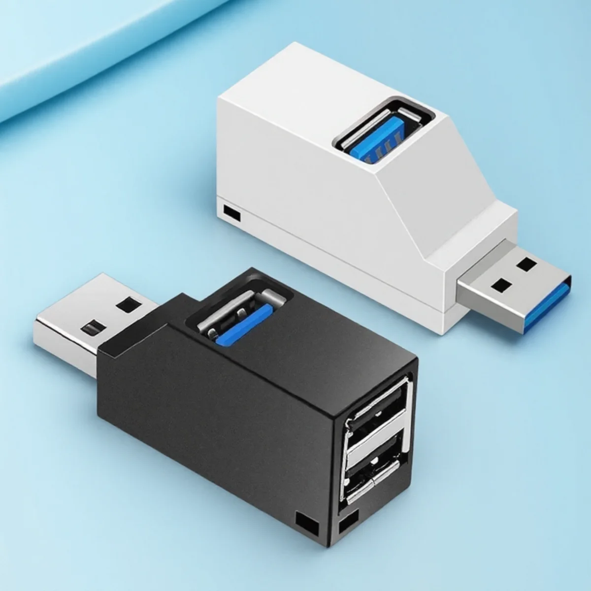 미니 3포트 USB 허브 USB2.0 USB3.0 컴퓨터 노트북용 고속 분배기 외부 USB 허브 어댑터