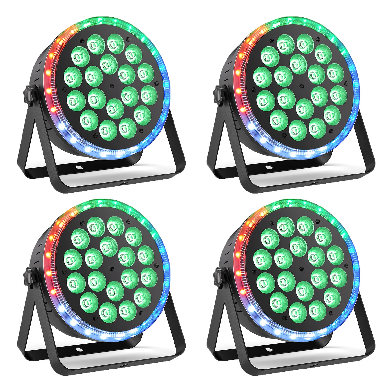 Projecteur LED Scène 120W RGBW 4-en-1 – DMX, Son & Auto – Parfait DJ, KTV, Discothèque, Soirée