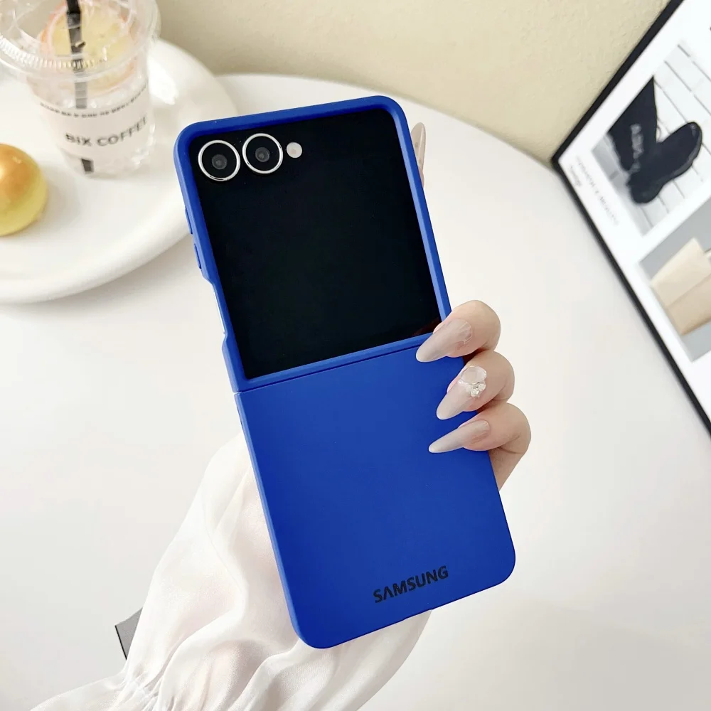 Luxuriöse Candy Ultra-Dünne PC-Handyhülle für Samsung Galaxy Z Flip 8 7 6 5 4 Faltbare Schutzhülle Coque Flip7 Flip6 Flip5 Flip8 Funda – Detail 9