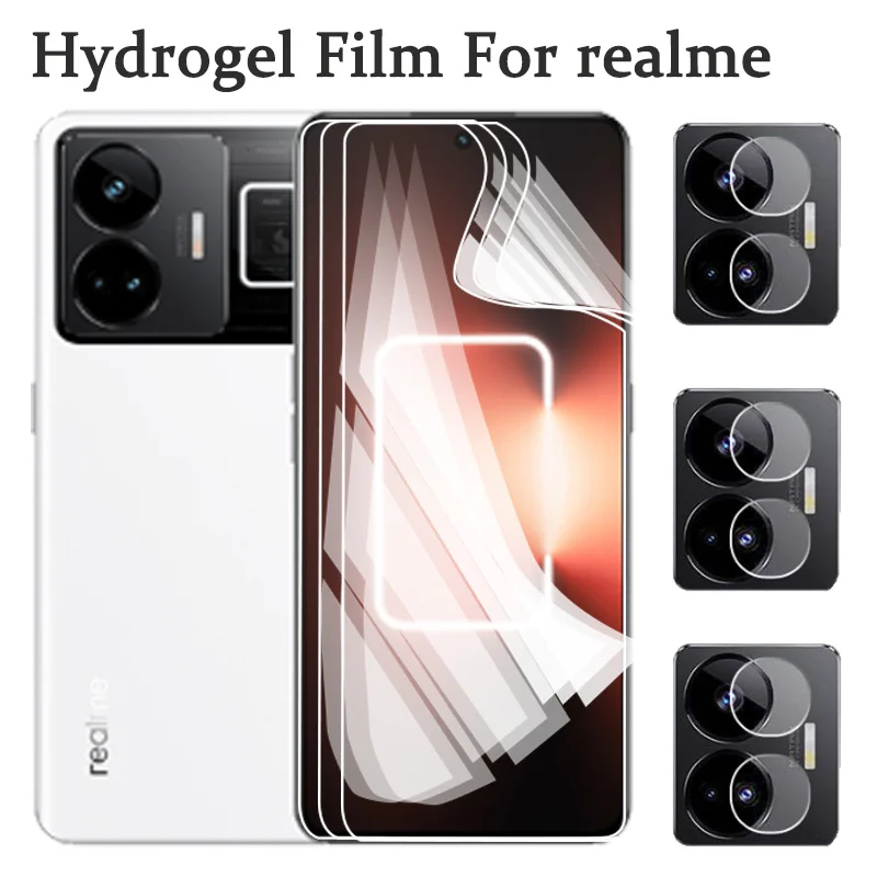 Realme Gt Neo 5 Pellicola Idrogel Per Realme Gt Neo 5 Pellicola Realme Gt Neo 3 Vetro Morbido Realme Gt Neo 2 Protector 3T 2T Idrogel Per Fotocamera G