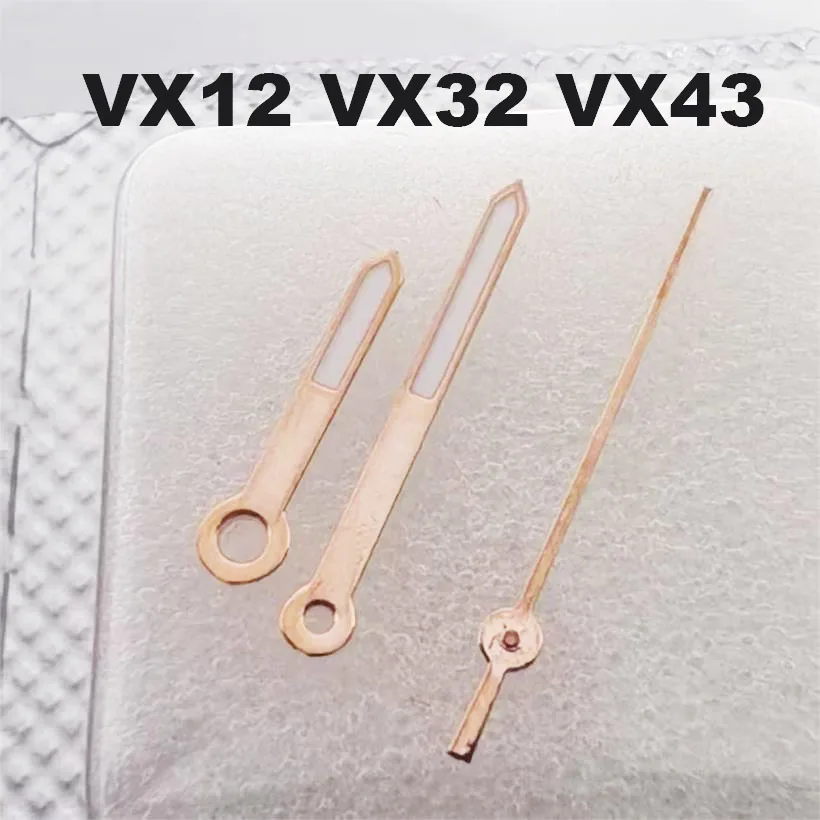 Quartz Watch Accessories Are Suitable VX12 VX32 VX43 Movement Men Quartz Watch Hands Hour Minute Second Three needle pointer