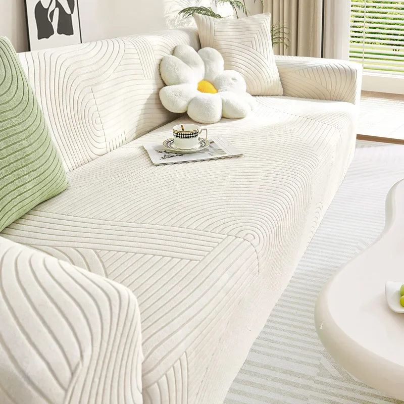 CozyStretchySlipcoverElasticSectionalSofaCovers1234Seats