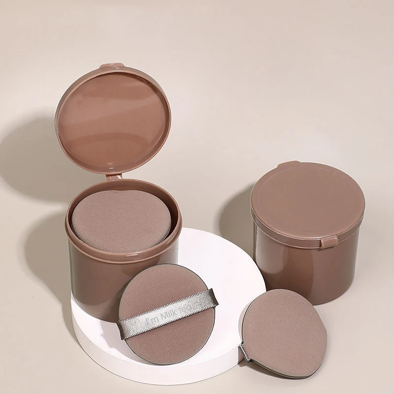 Karsyngirl 7Pcs/box 딸기 화장품 퍼프 세트 더블 사이드 여성 소프트 메이크업 스펀지 메이크업 도구