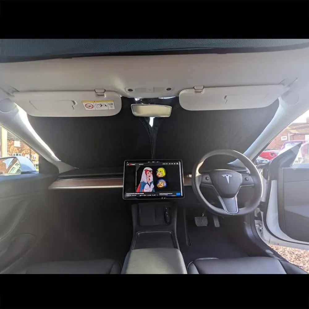 Car Window Sunshade Covers Visors Front Window Sunscreen Protector For Tesla Model 3 Y Accessories