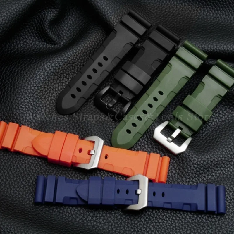 Silicone Watch Strap - Premium Rubber Bracelet Replacement