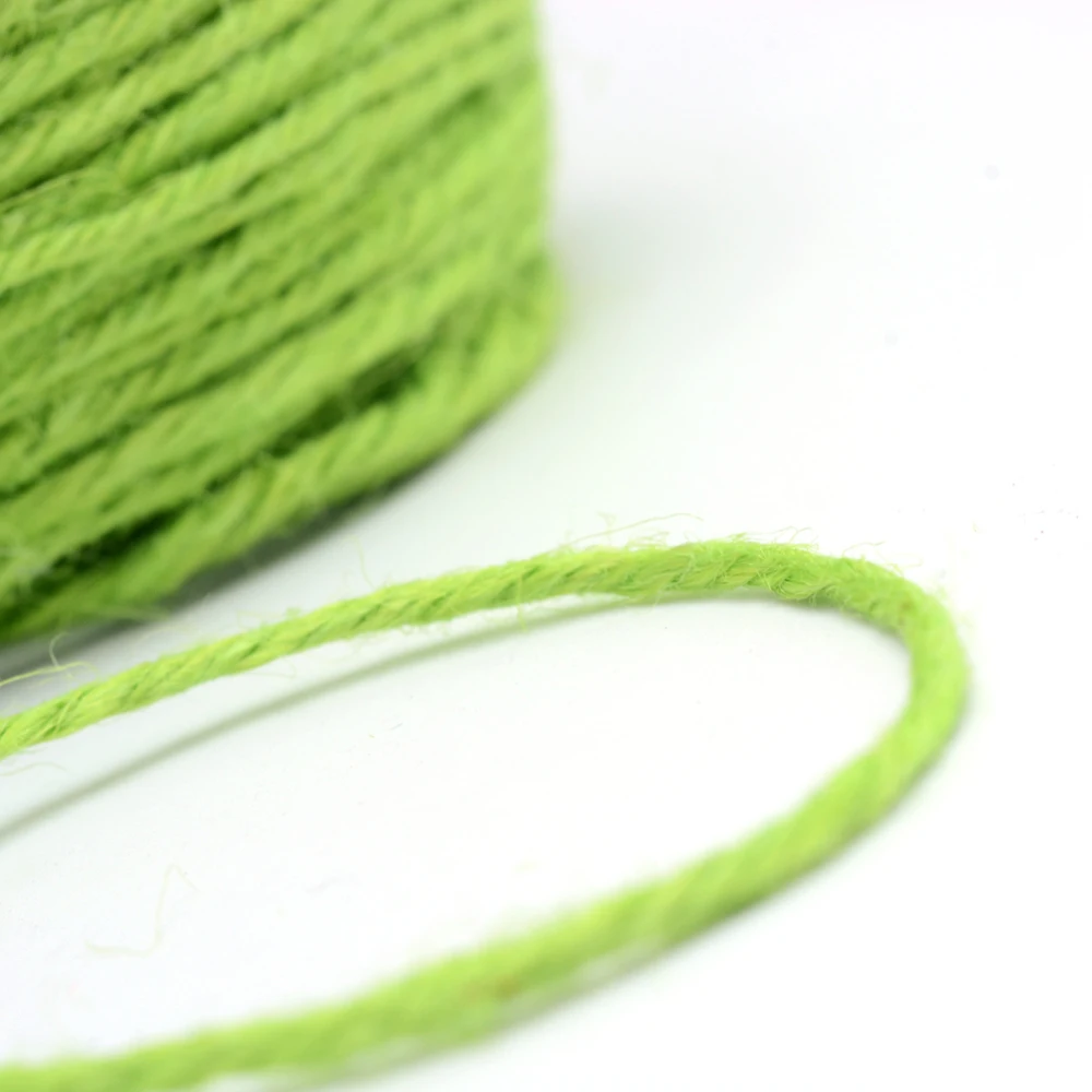 Pandahall 328FT(100m) farbige Jute Schnur Jute String Jute Schnur für Geschenke DIY Handwerk Dekoration Bündelung Gartenarbeit und Recycling – Detail 7